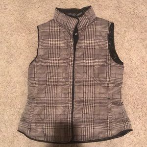 Plaid Puffy Vest